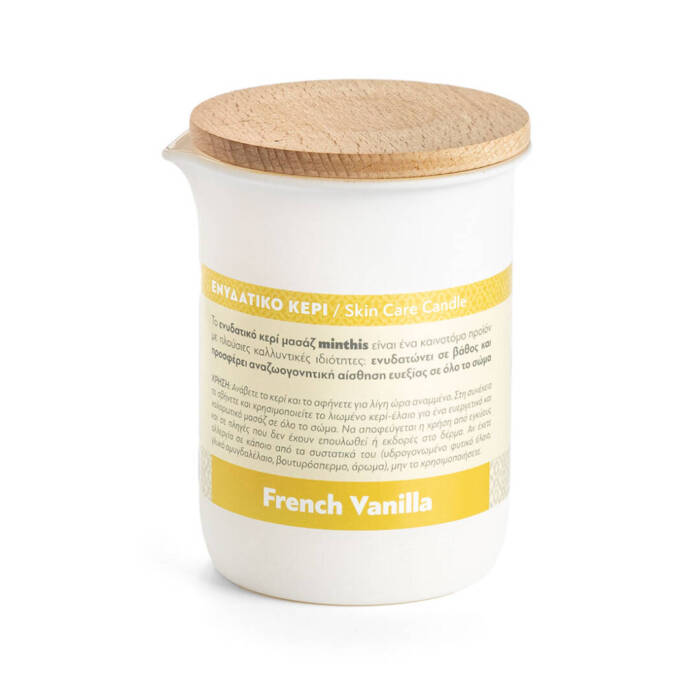Ενυδατικό κερί minthis με άρωμα french vanilla