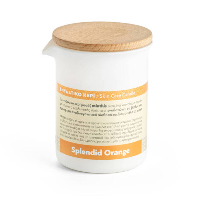 Ενυδατικό κερί minthis με άρωμα splendid orange